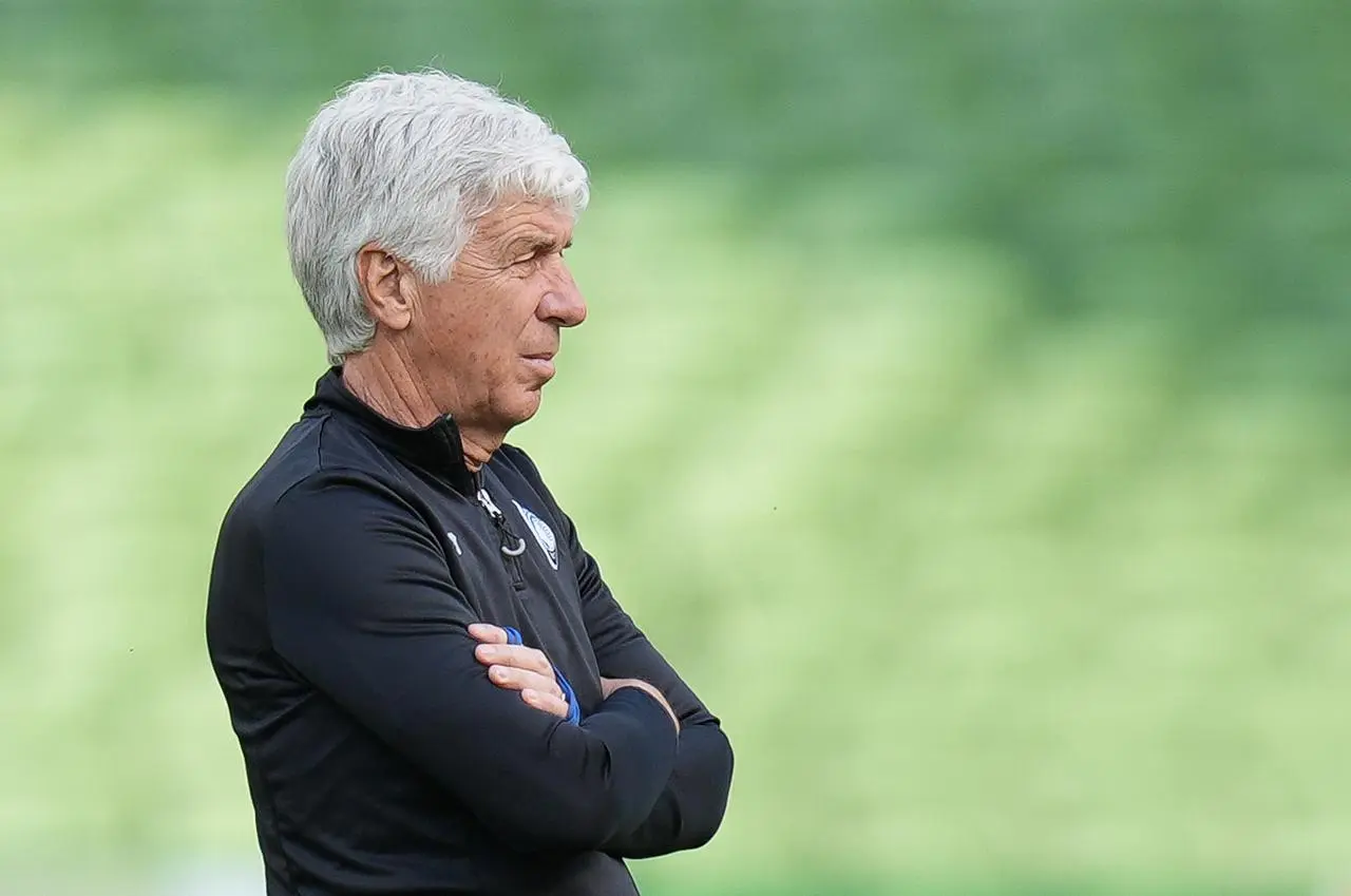 Atalanta manager Gian Piero Gasperini 