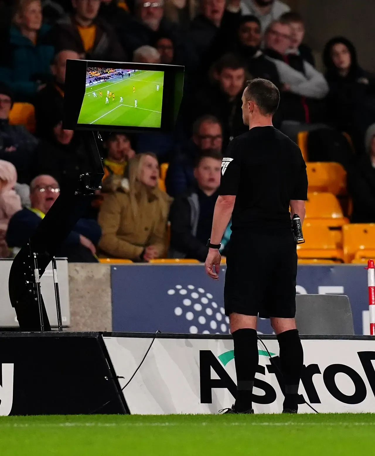 Forty eight per cent of fans support keeping VAR if decisions are taken more quickly and it is used more sparingly 