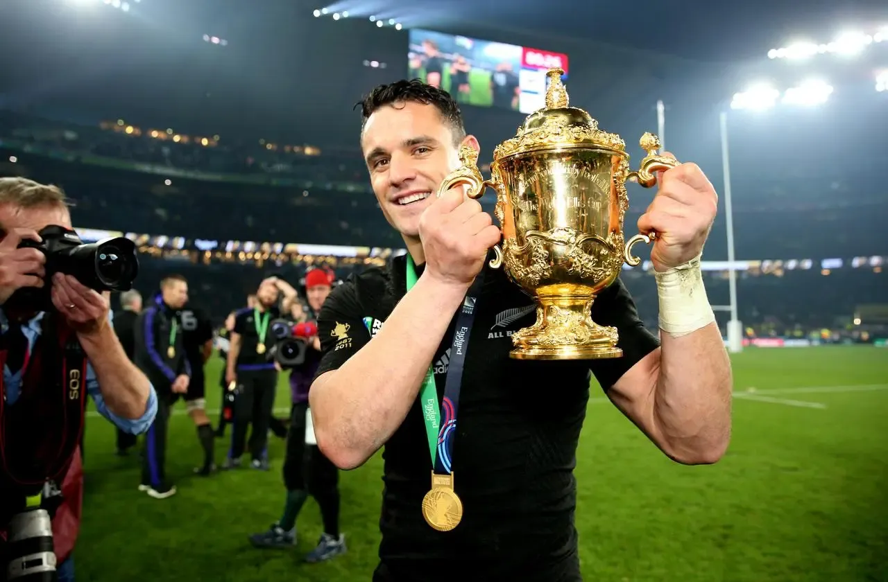 Anthony Gordon is reading former New Zealand star Dan Carter's book