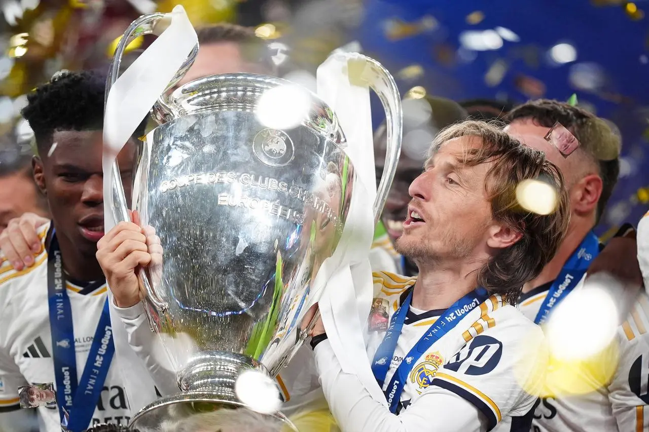 Luka Modric won this season's Champions League with Real Madrid