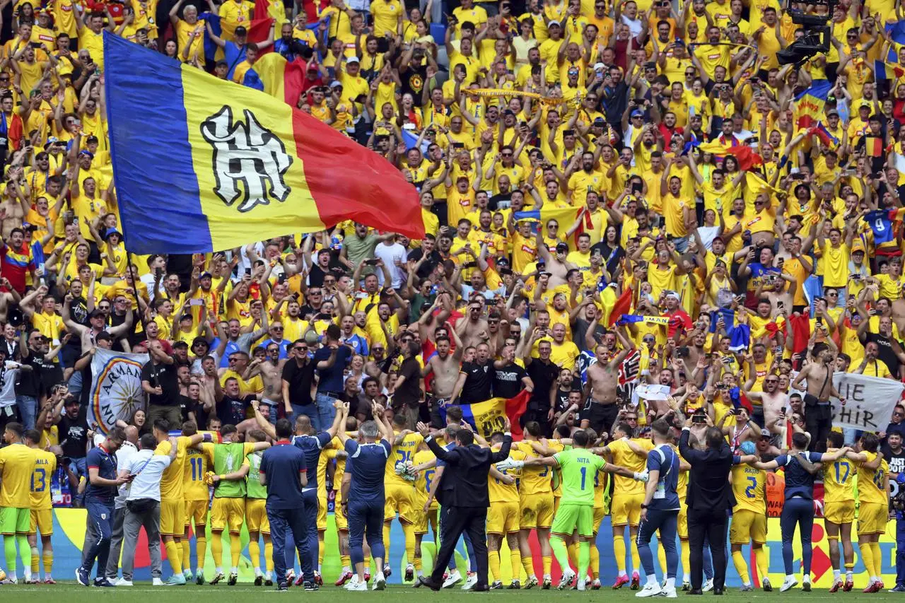 Euro 2024 Soccer Romania Ukraine