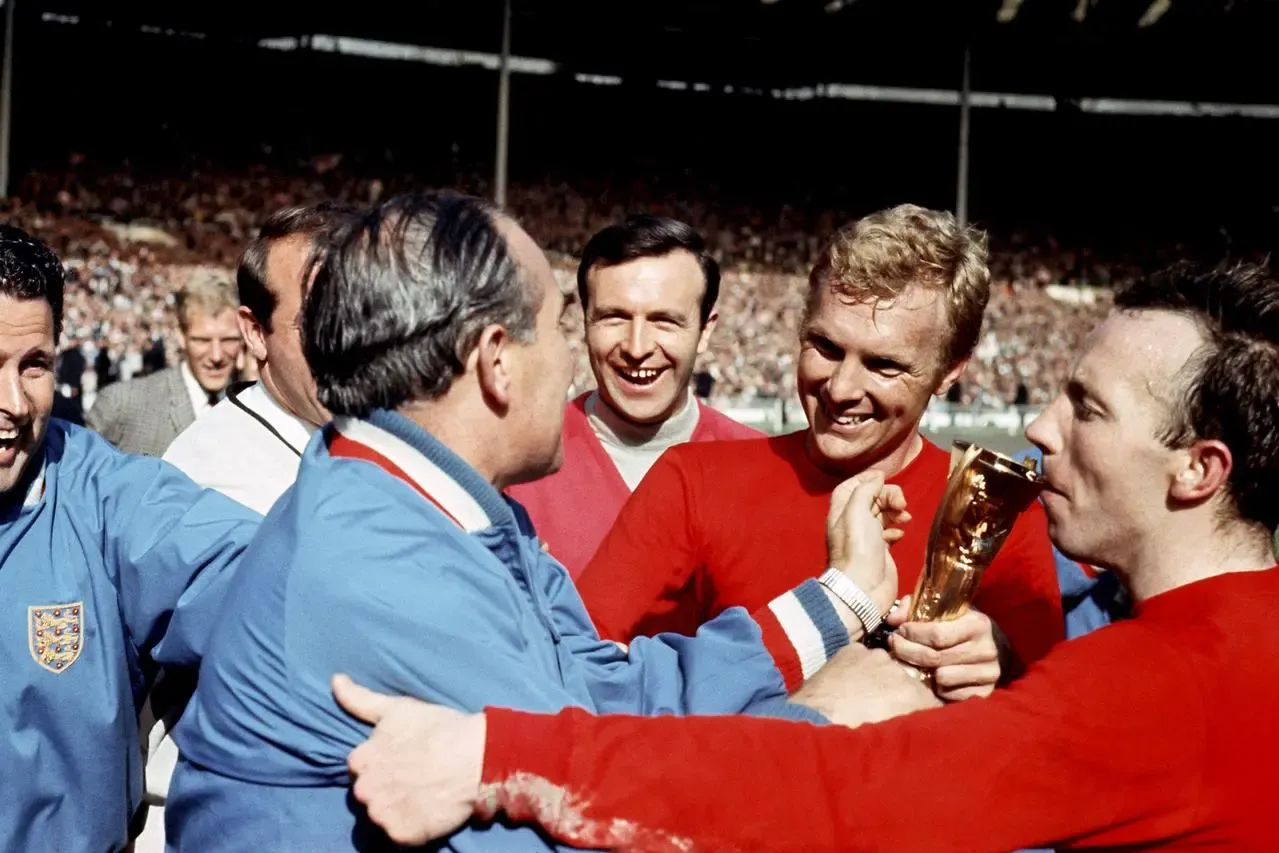 England's only major trophy win was under manager Sir Alf Ramsey and captain Bobby Moore in 1966