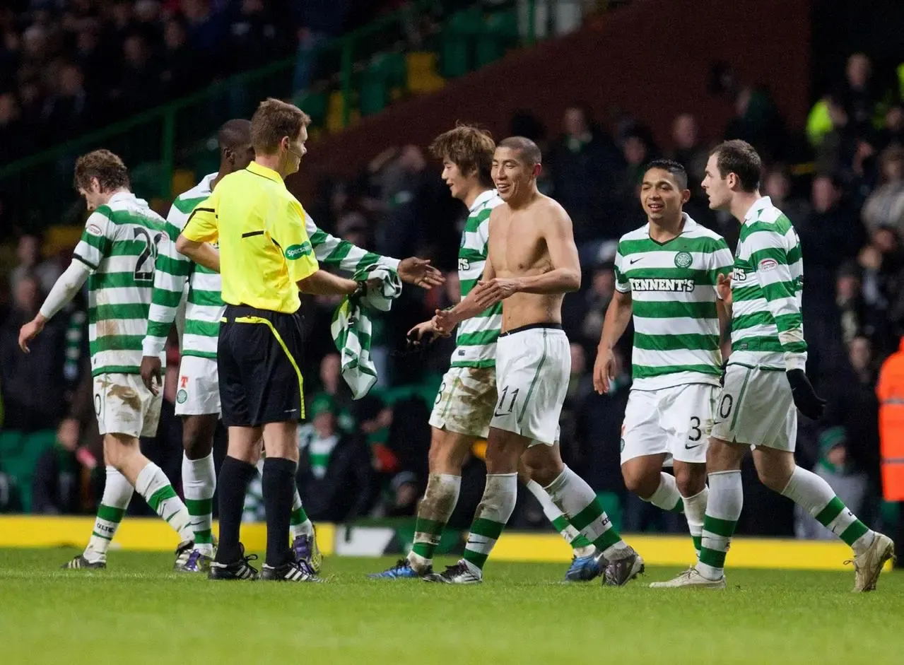 Cha Du-ri celebrates a goal on Boxing Day 2010