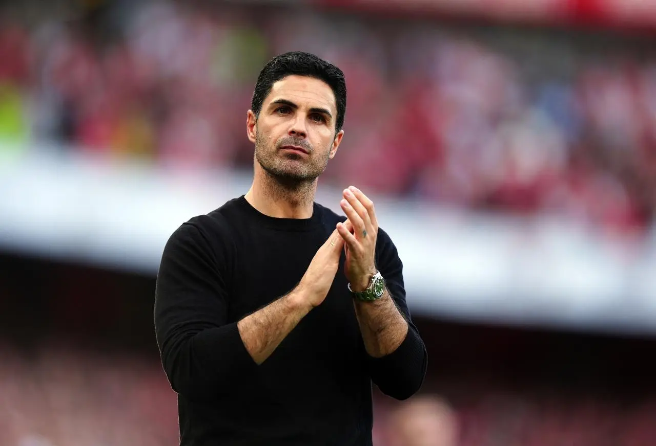 Arsenal manager Mikel Arteta following the Premier League match against Everton