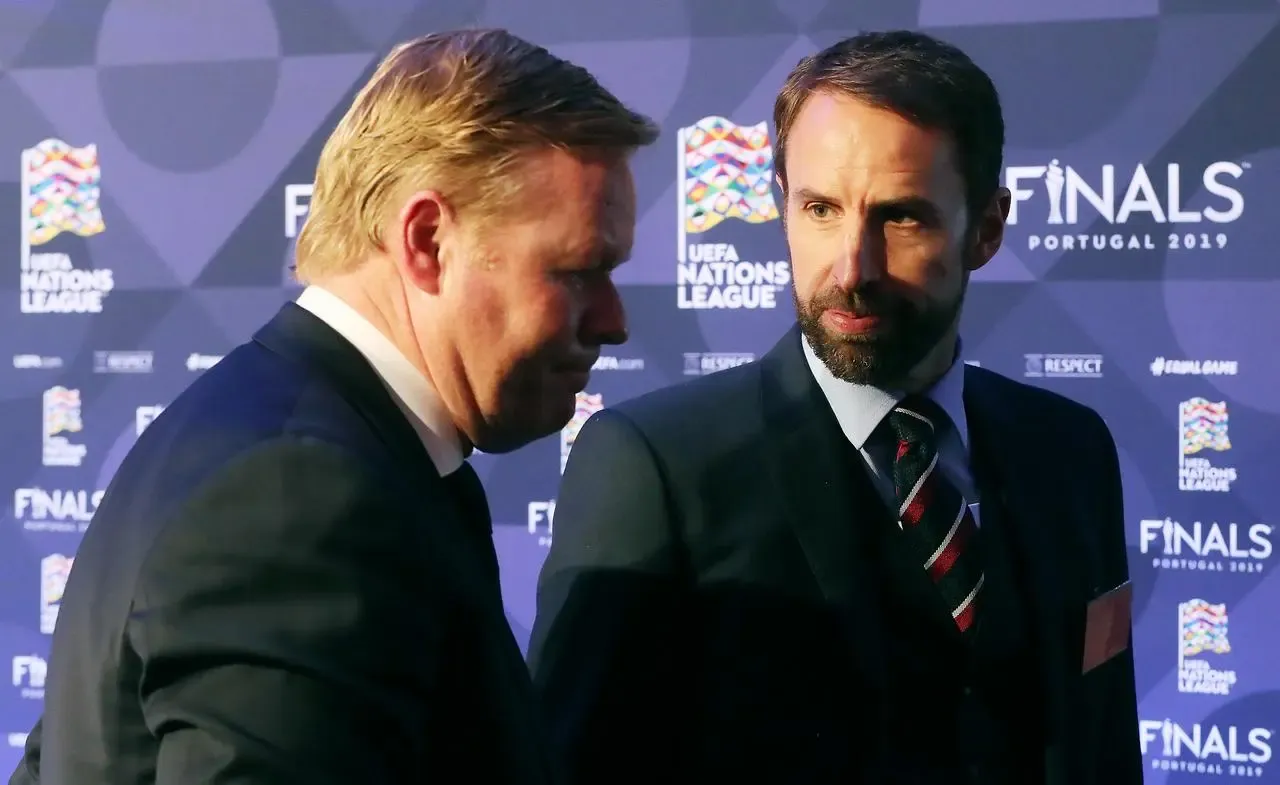 Gareth Southgate and Ronald Koeman 