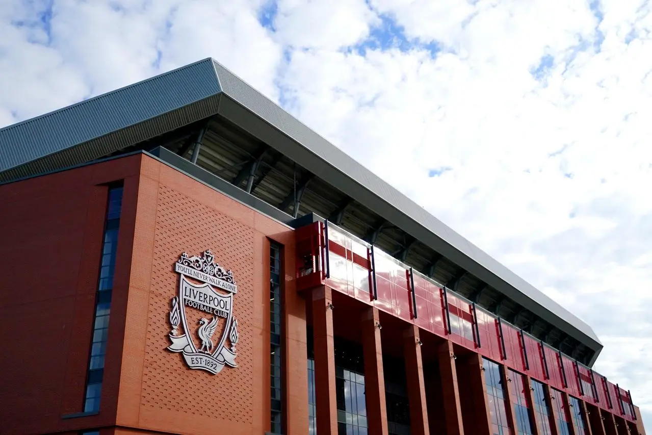 A general view of Anfield stadium 