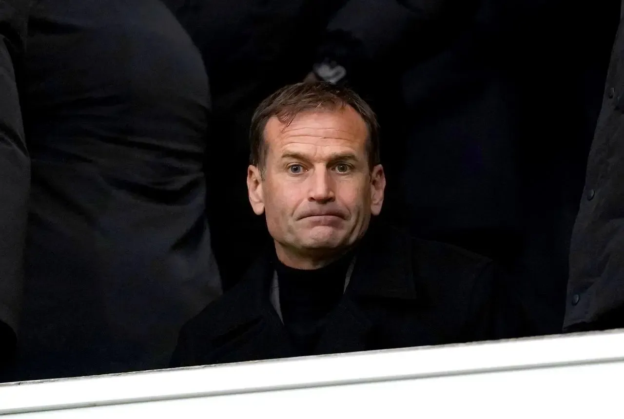 Dan Ashworth pictured in the stands during his time as sporting director of Newcastle