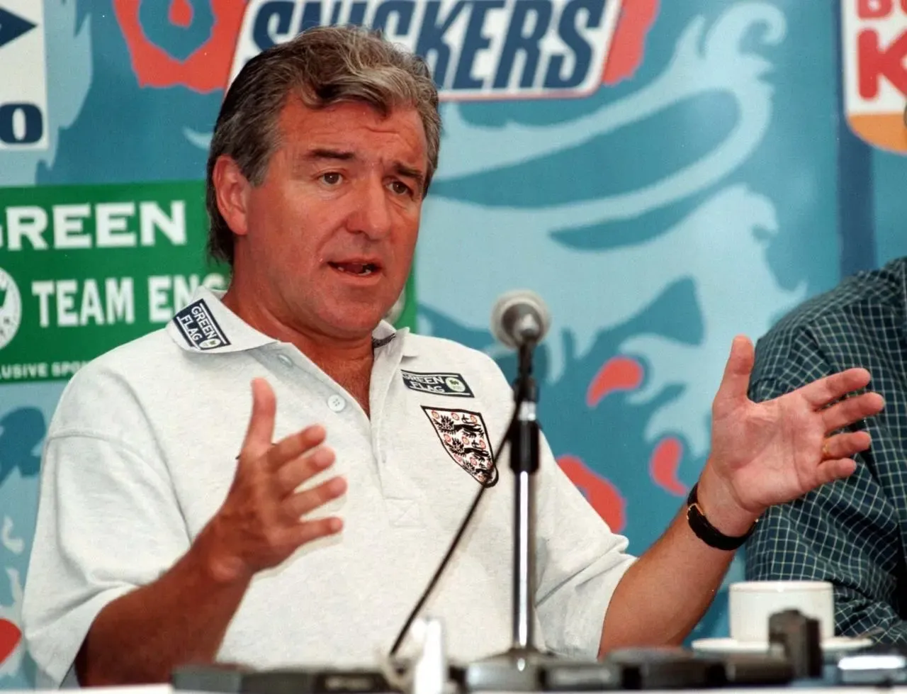 Terry Venables speaks to the media