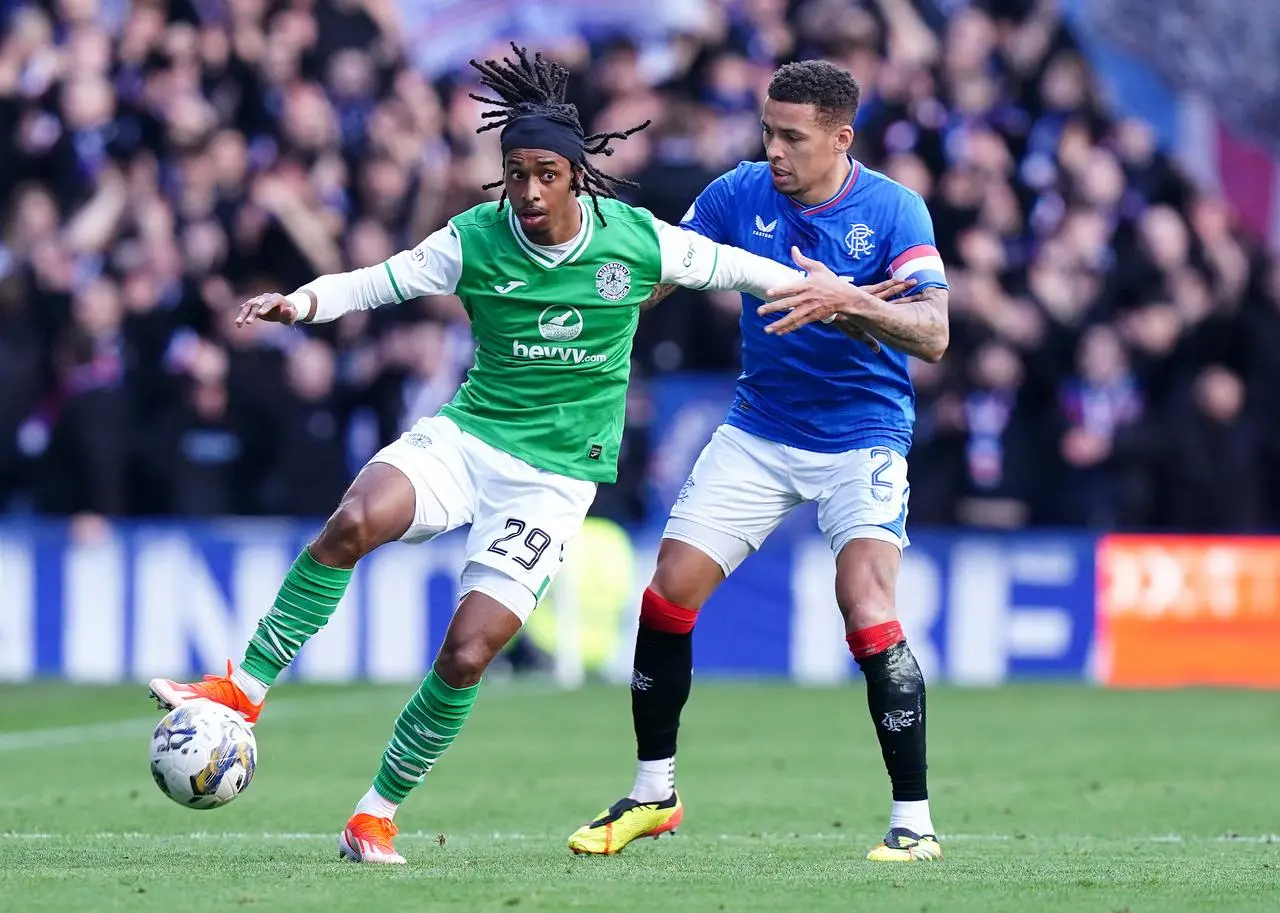 Jair Tavares in action against Rangers