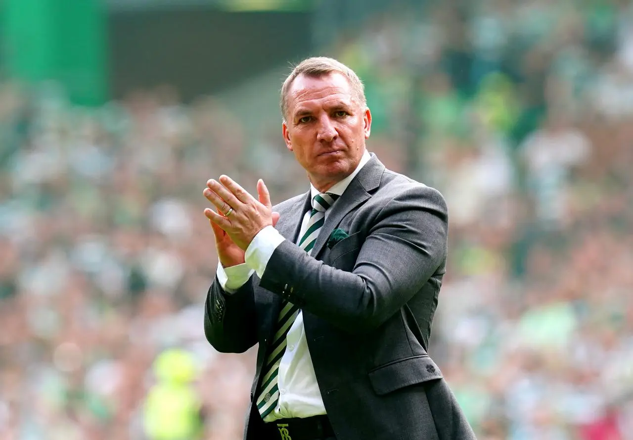 Brendan Rodgers applauds Celtic fans