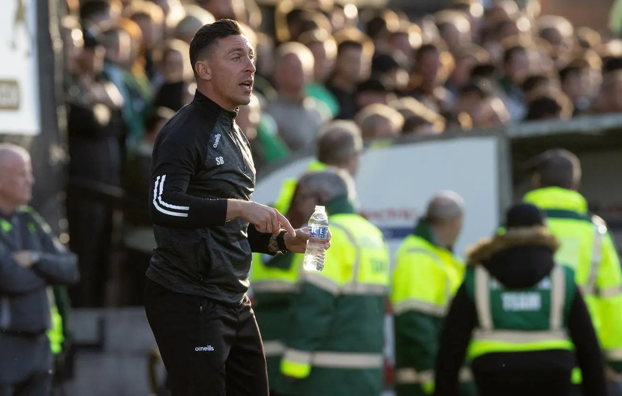 Scott Brown on the sidelines