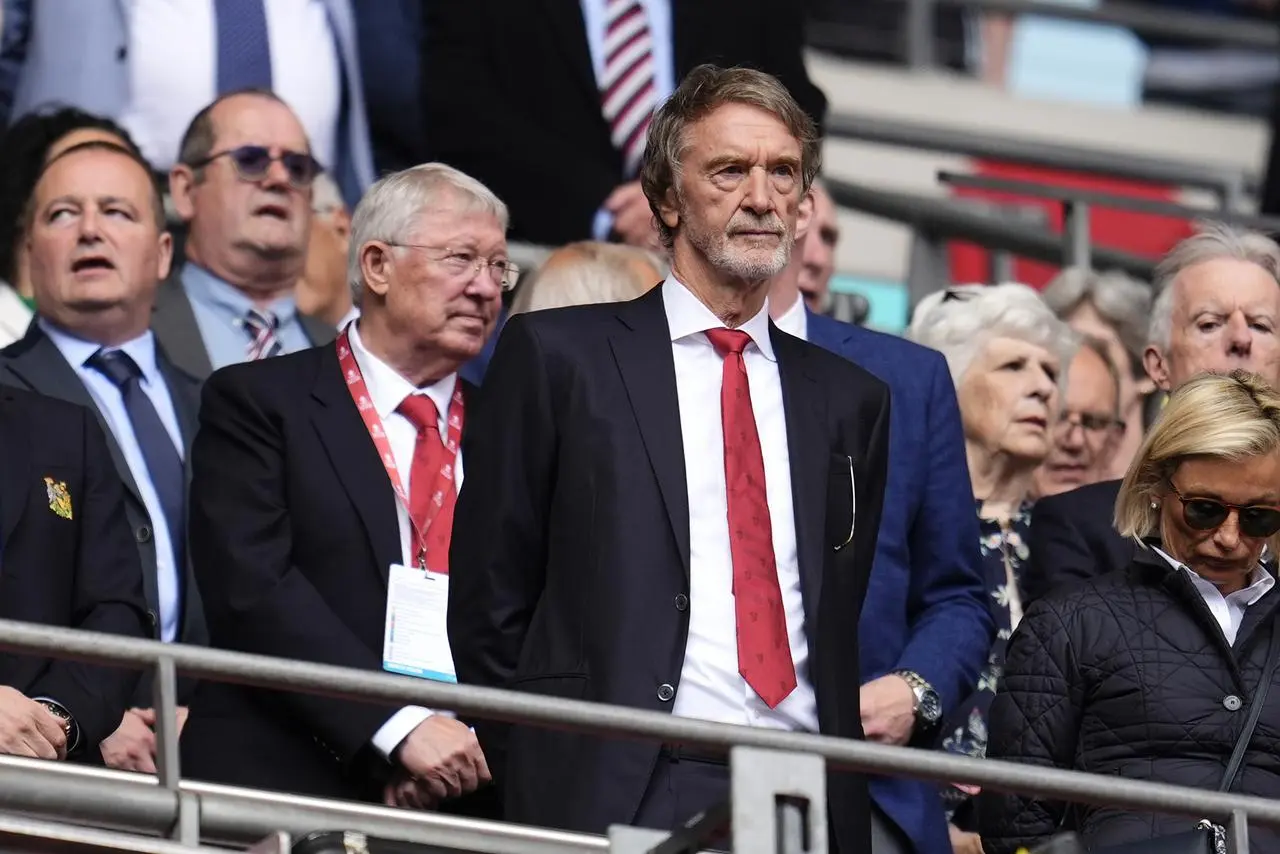 Sir Jim Ratcliffe at the FA Cup final in May