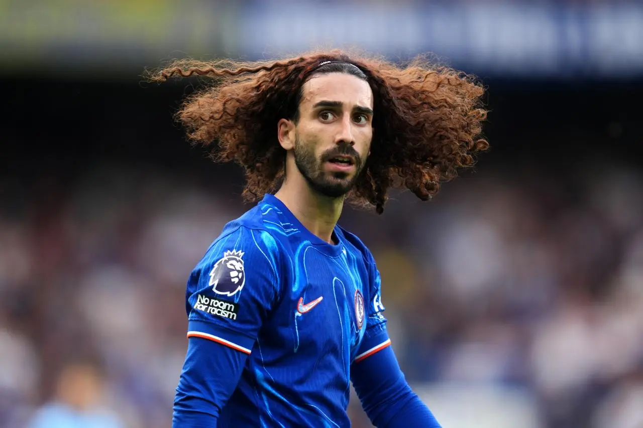 Chelsea’s Marc Cucurella during the Premier League game against Manchester City