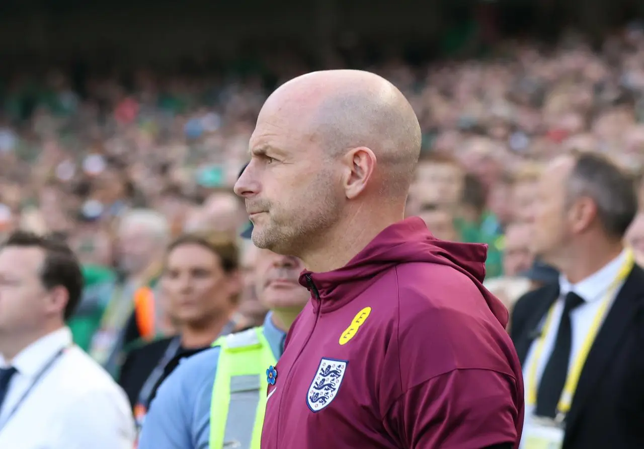 England interim manager Lee Carsley before the Nations League game against the Republic of Ireland