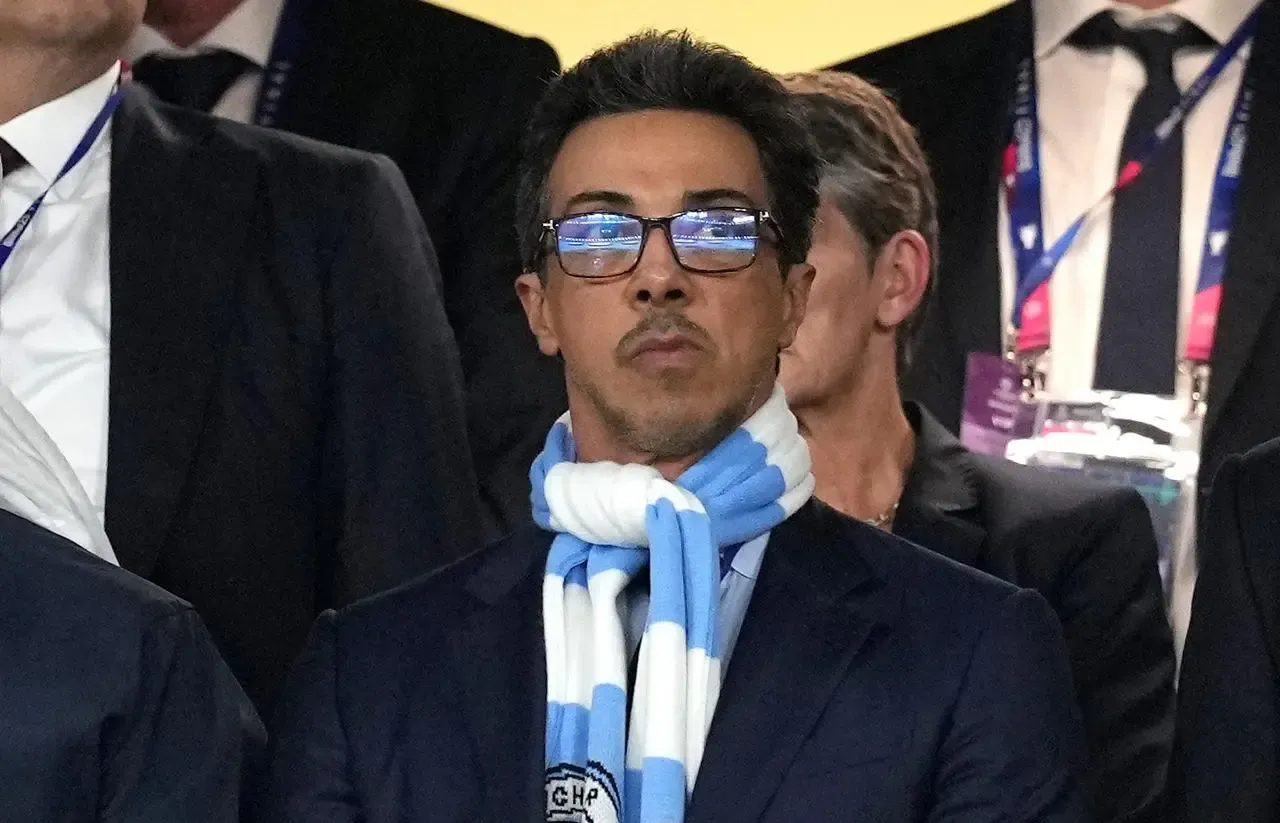 City owner Sheikh Mansour pictured at the 2023 Champions League final