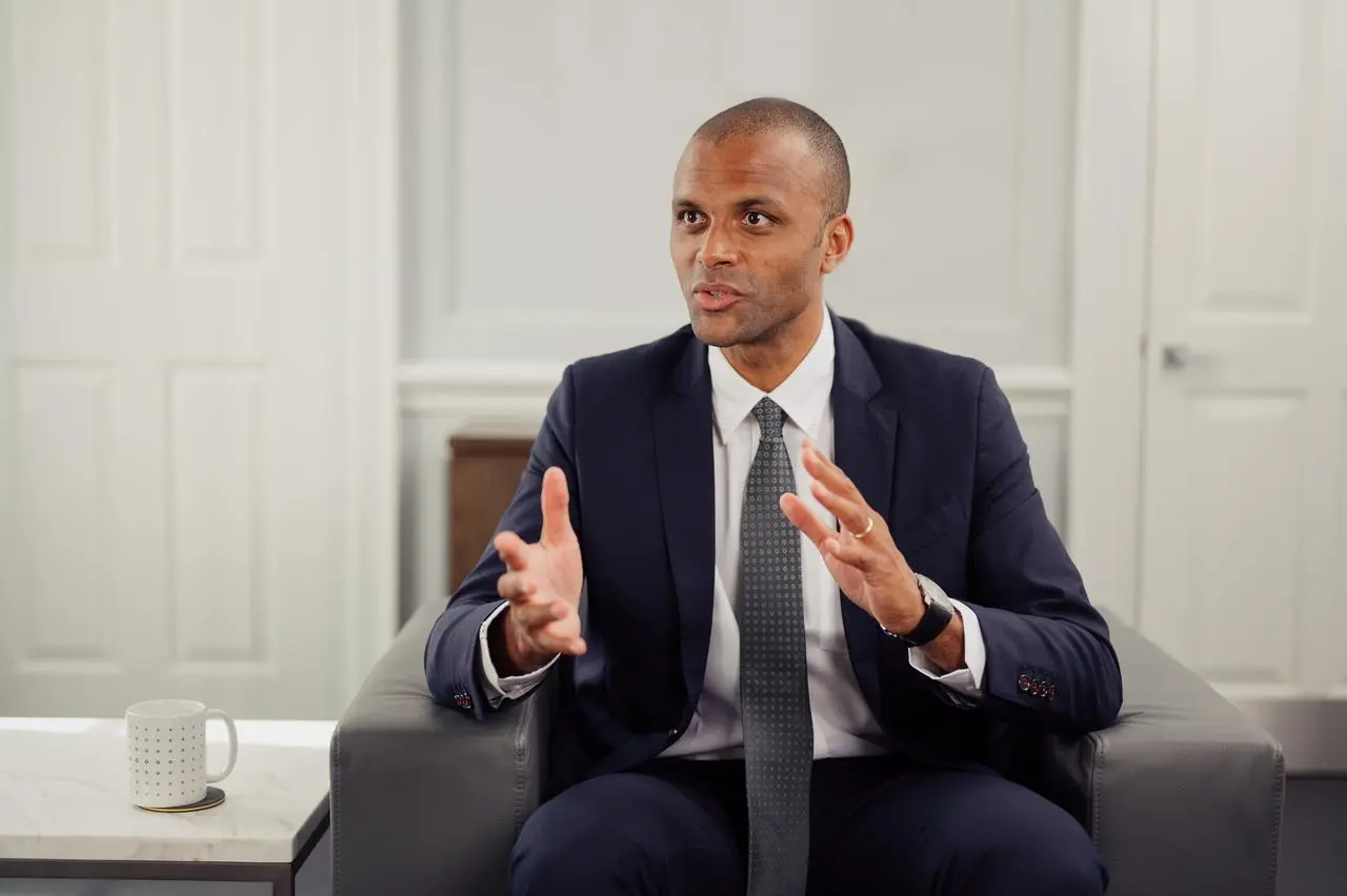 Maheta Molango discusses something which looks serious