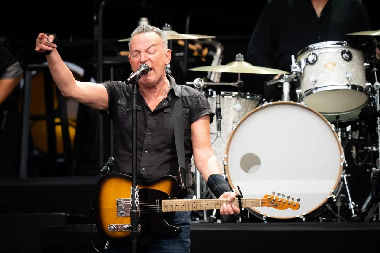 Bruce Springsteen performs at Hyde Park