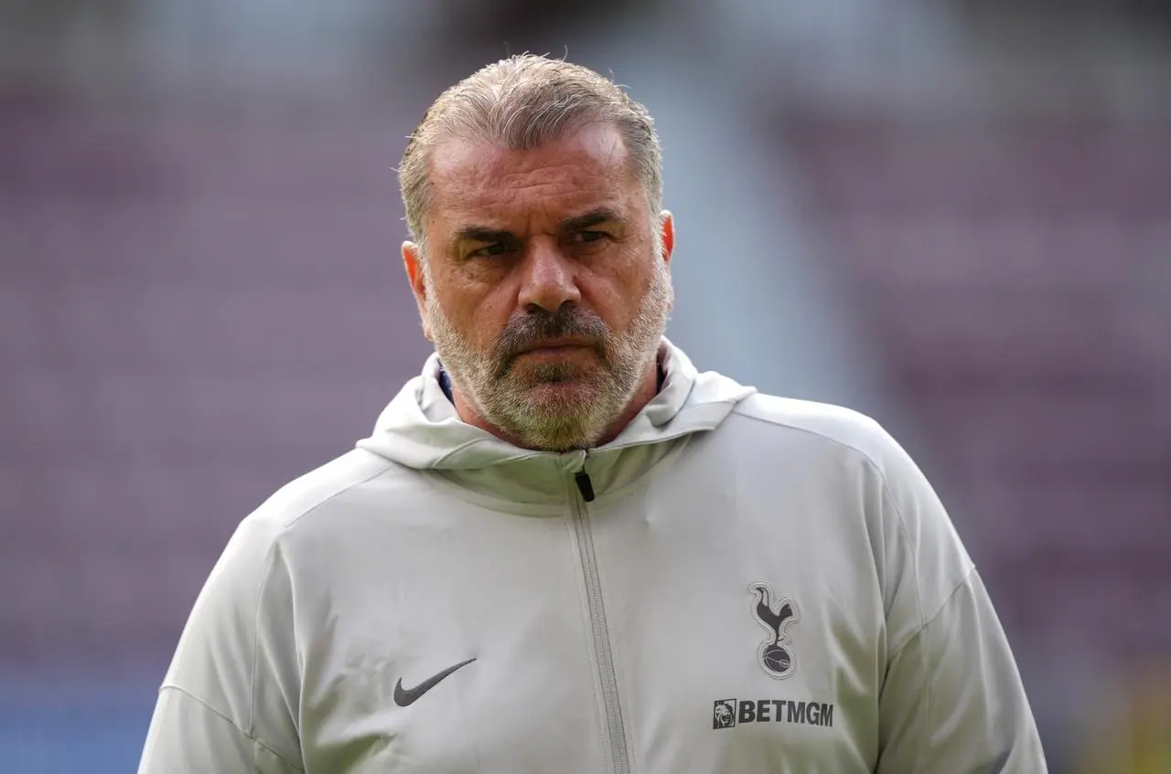 Tottenham Hotspur manager Ange Postecoglou arriving for a pre-season friendly at Tynecastle