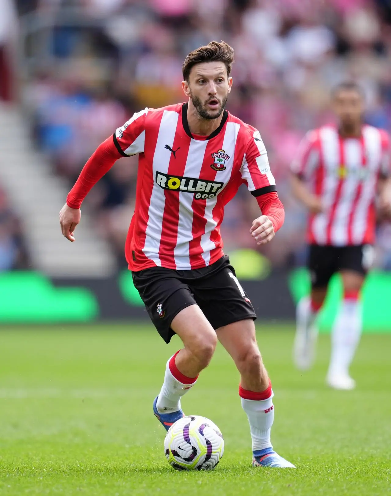 Southampton’s Adam Lallana on the ball