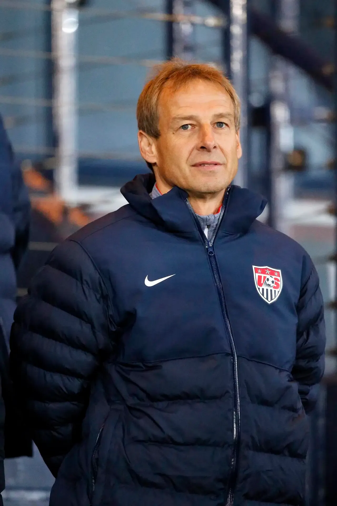 Klinsmann standing on the sidelines