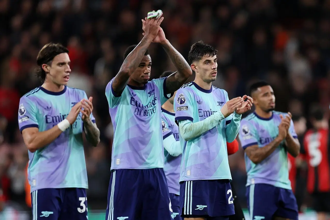 Nine of Arsenal's 11 starting players against Bournemouth were over 6'0'' tall