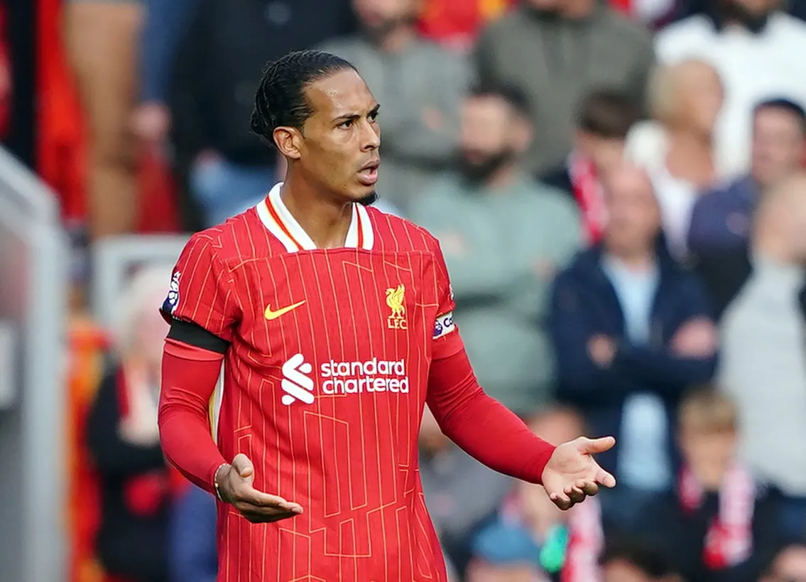 Liverpool captain Virgil van Dijk 