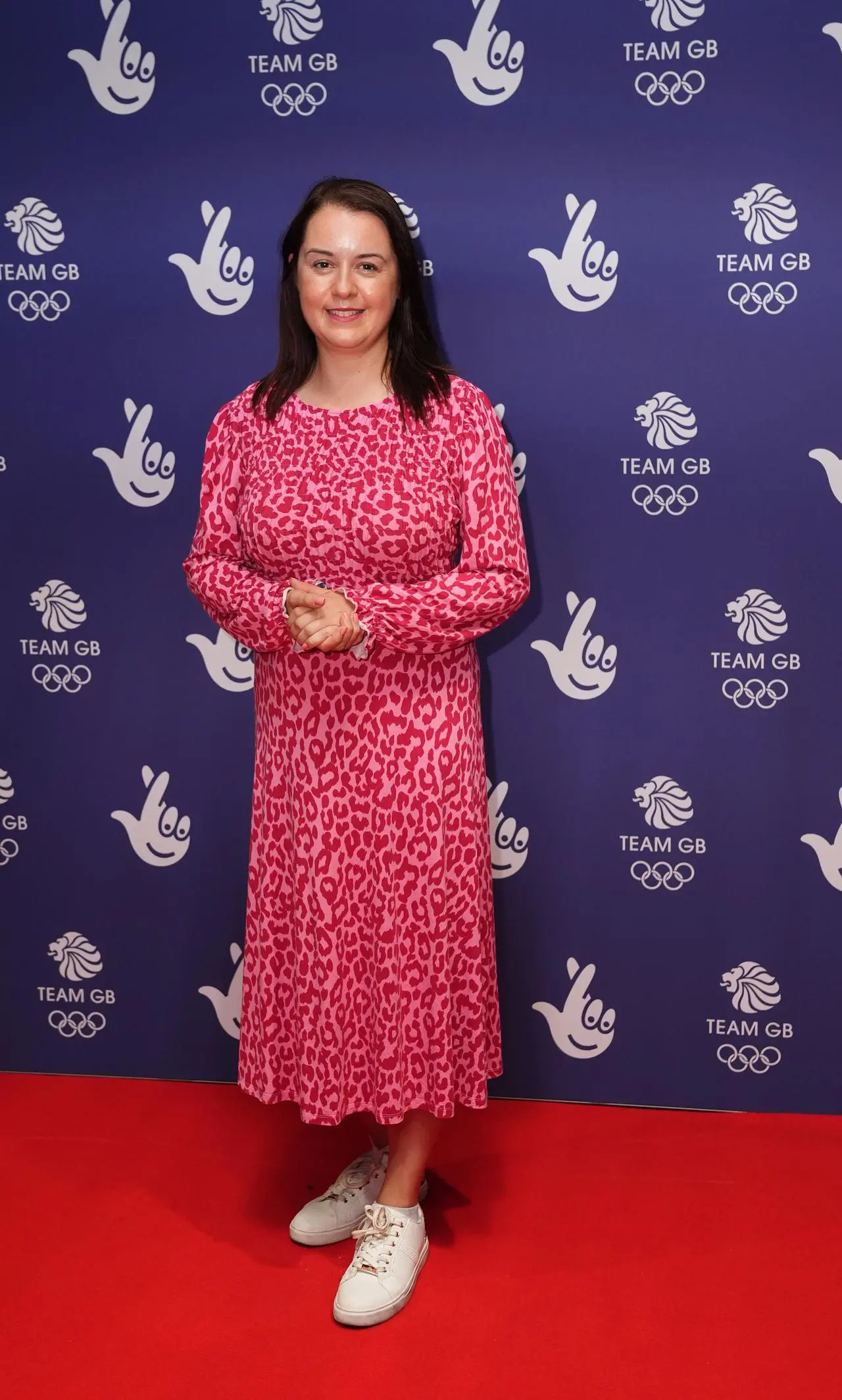 Sports minister Stephanie Peacock pictured at the Team GB Olympics homecoming event