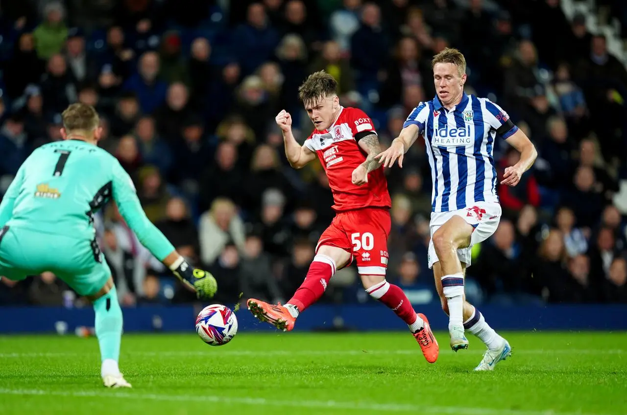 Ben Doak playing for Middlesbrough