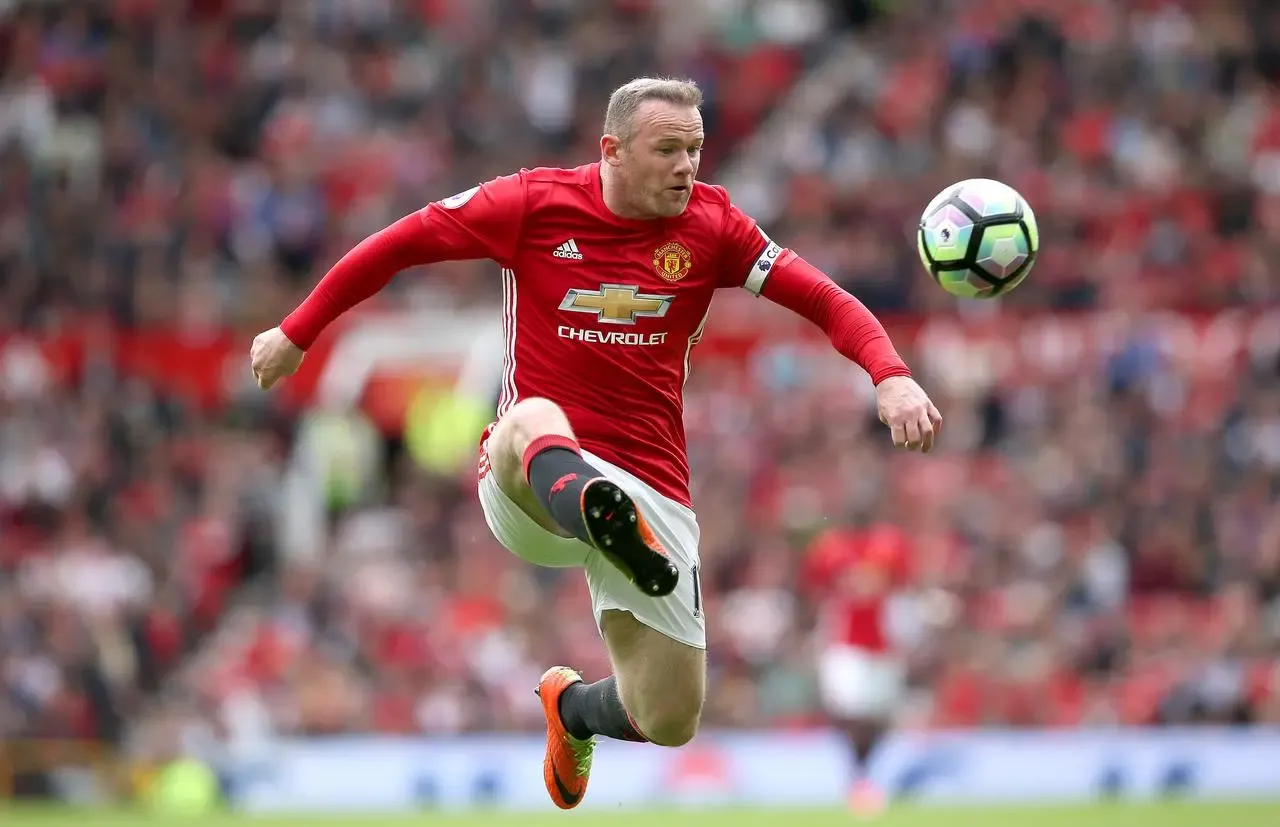 Wayne Rooney in action for Manchester United