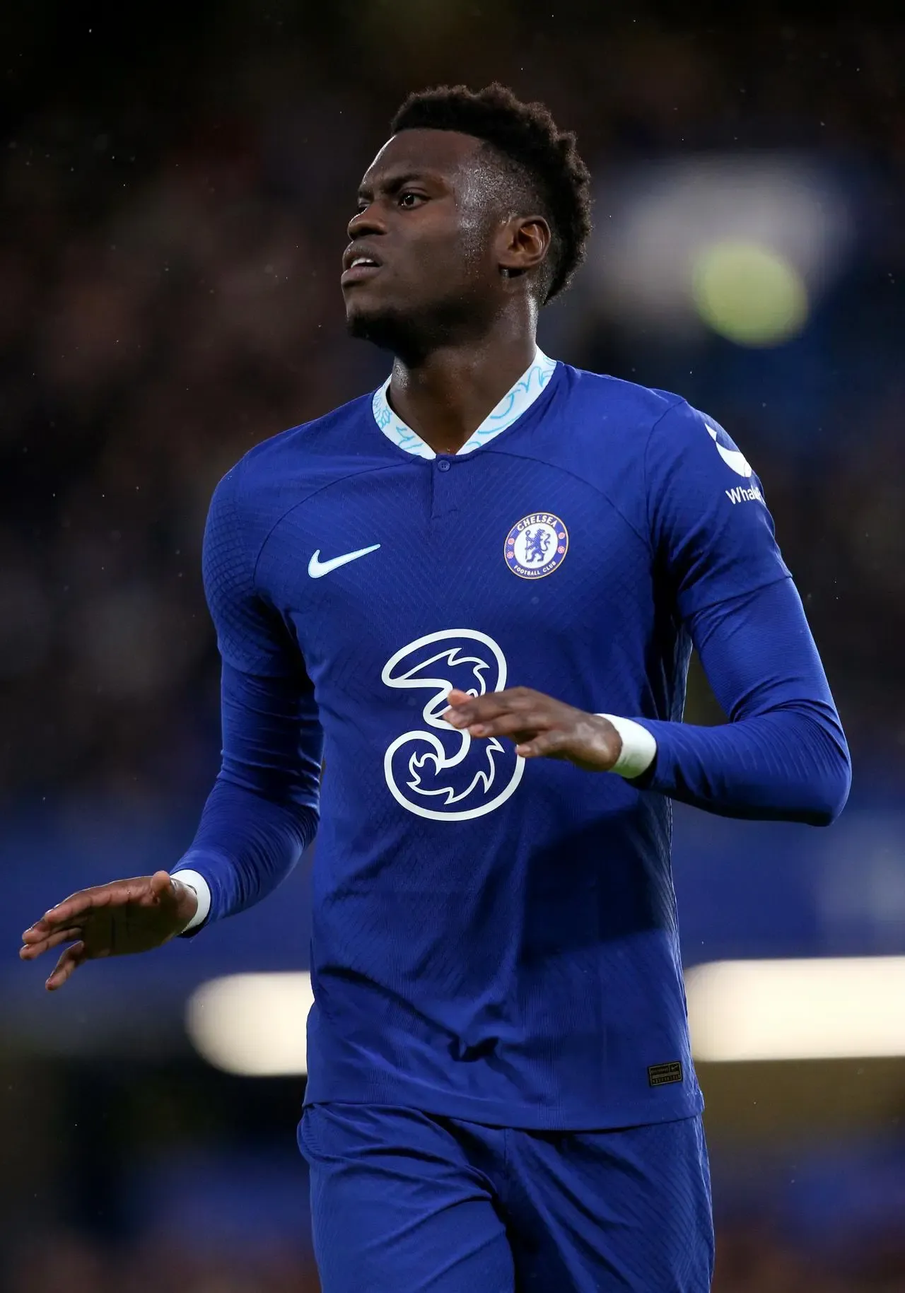 Benoit Badiashile playing for Chelsea 