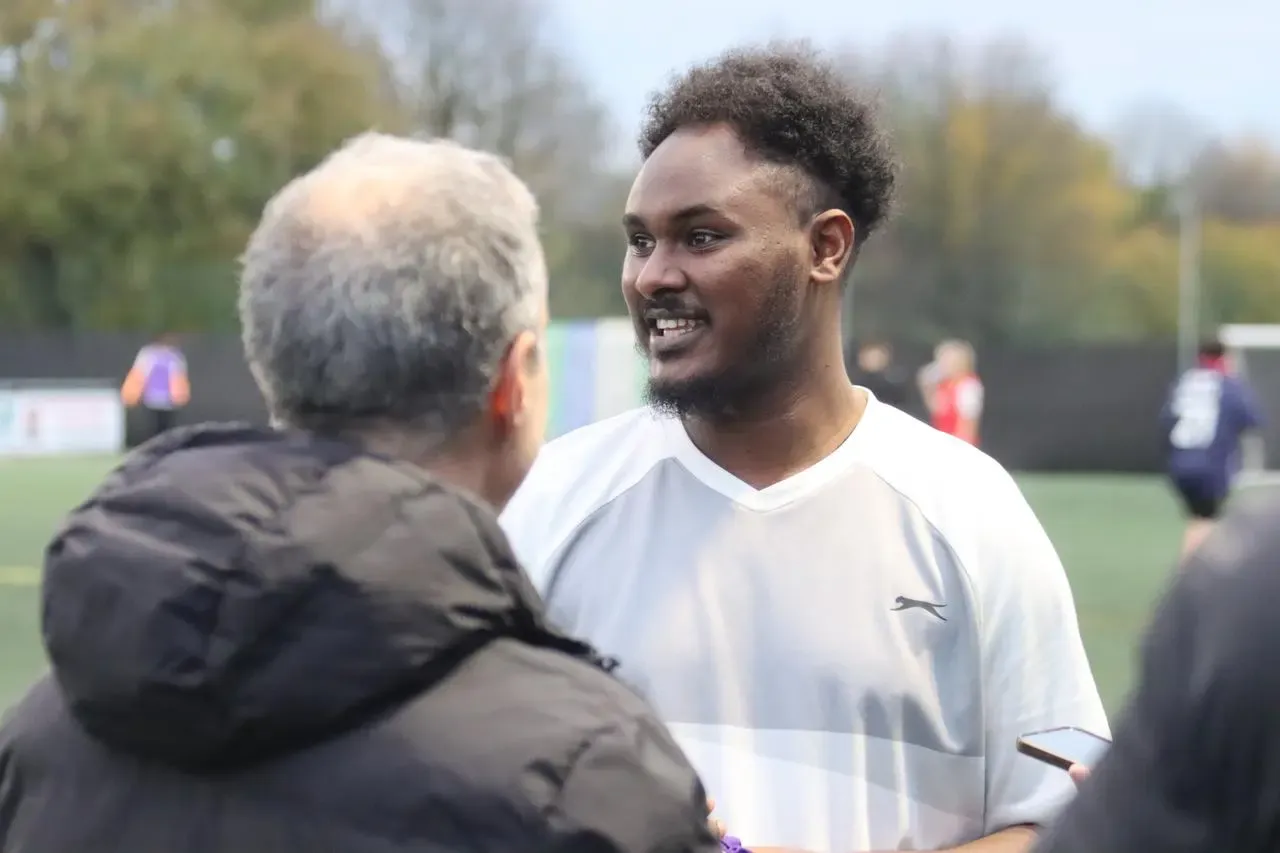 Abel Zenebe pictured at a training session for the United 4 Communities project