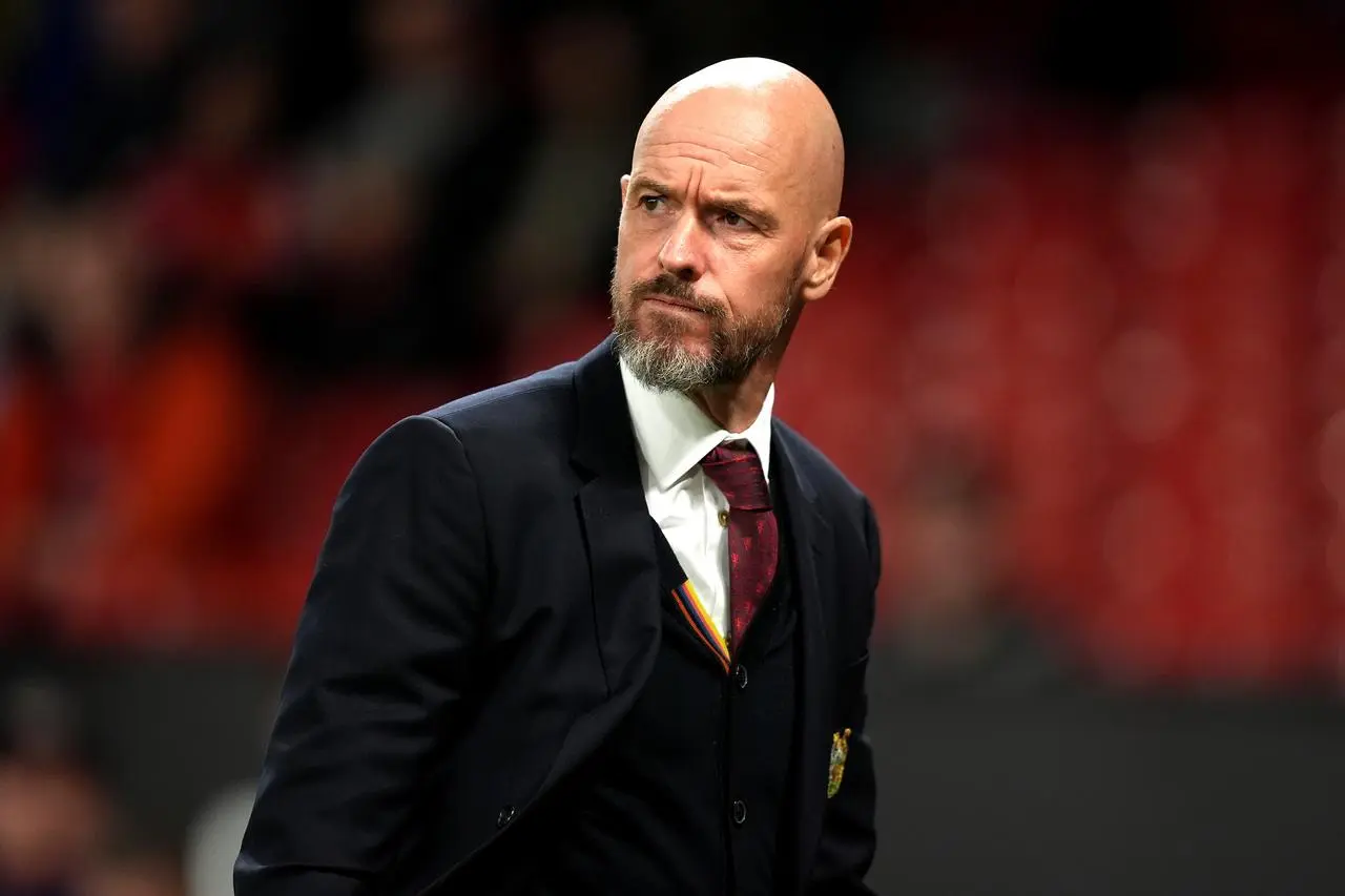 Erik ten Hag on the sidelines