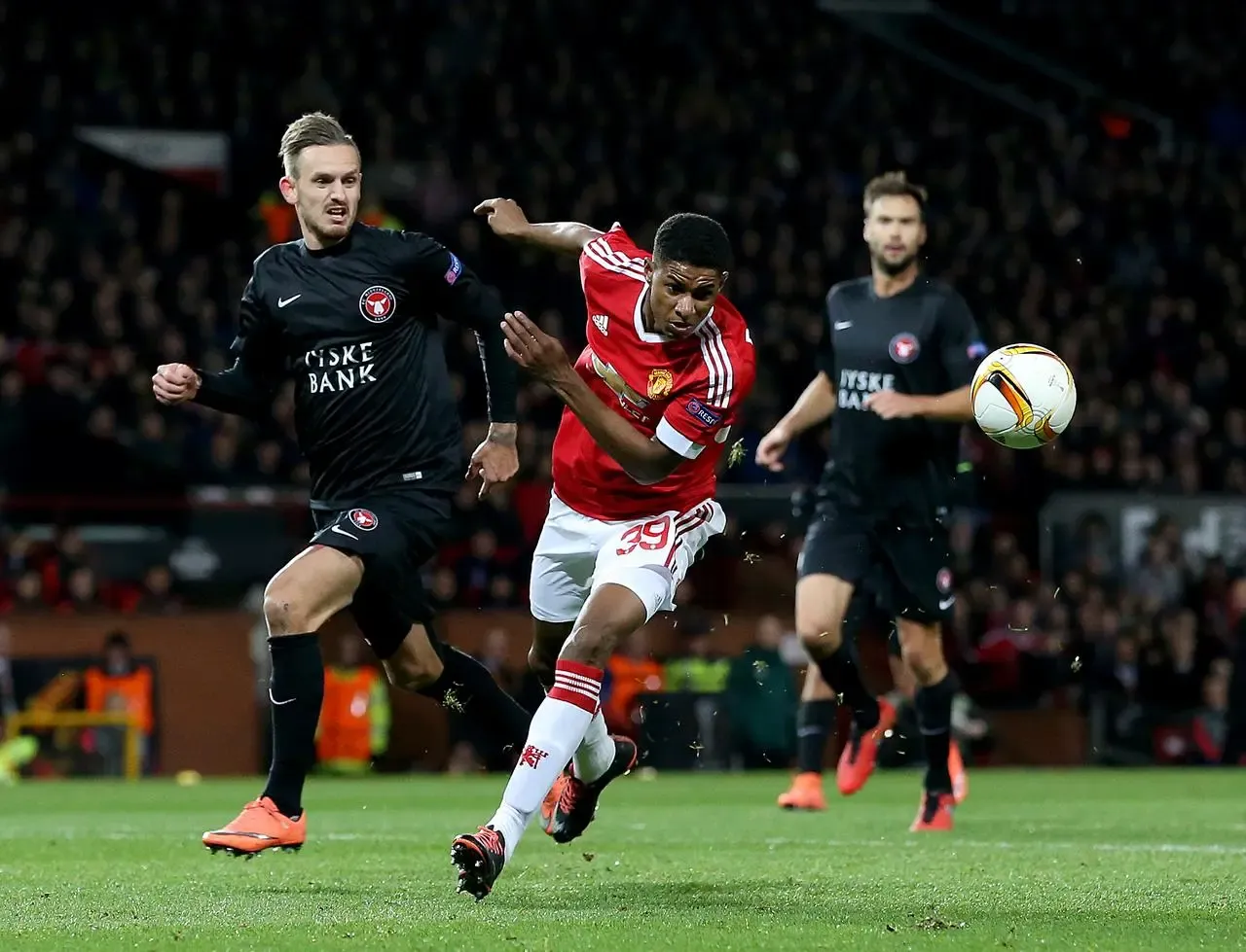 Marcus Rashford made his United debut against Midtjylland in 2016