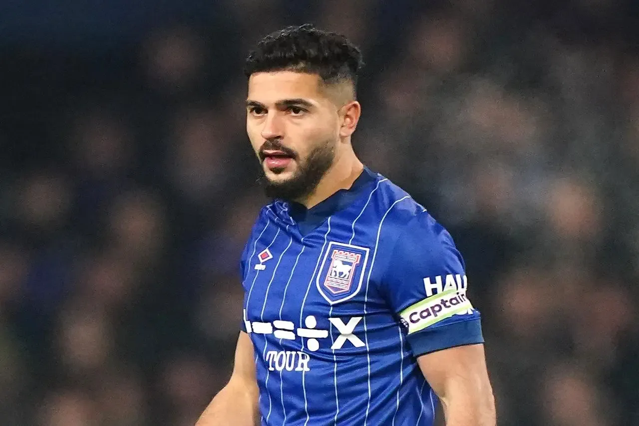 Ipswich's Sam Morsy wore a standard captain’s armband again on Tuesday