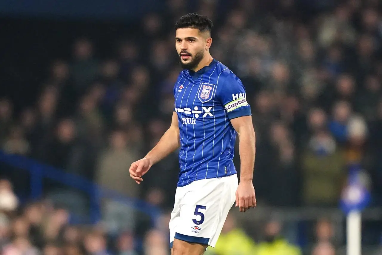 Ipswich's Sam Morsy wearing a standard captain’s armband