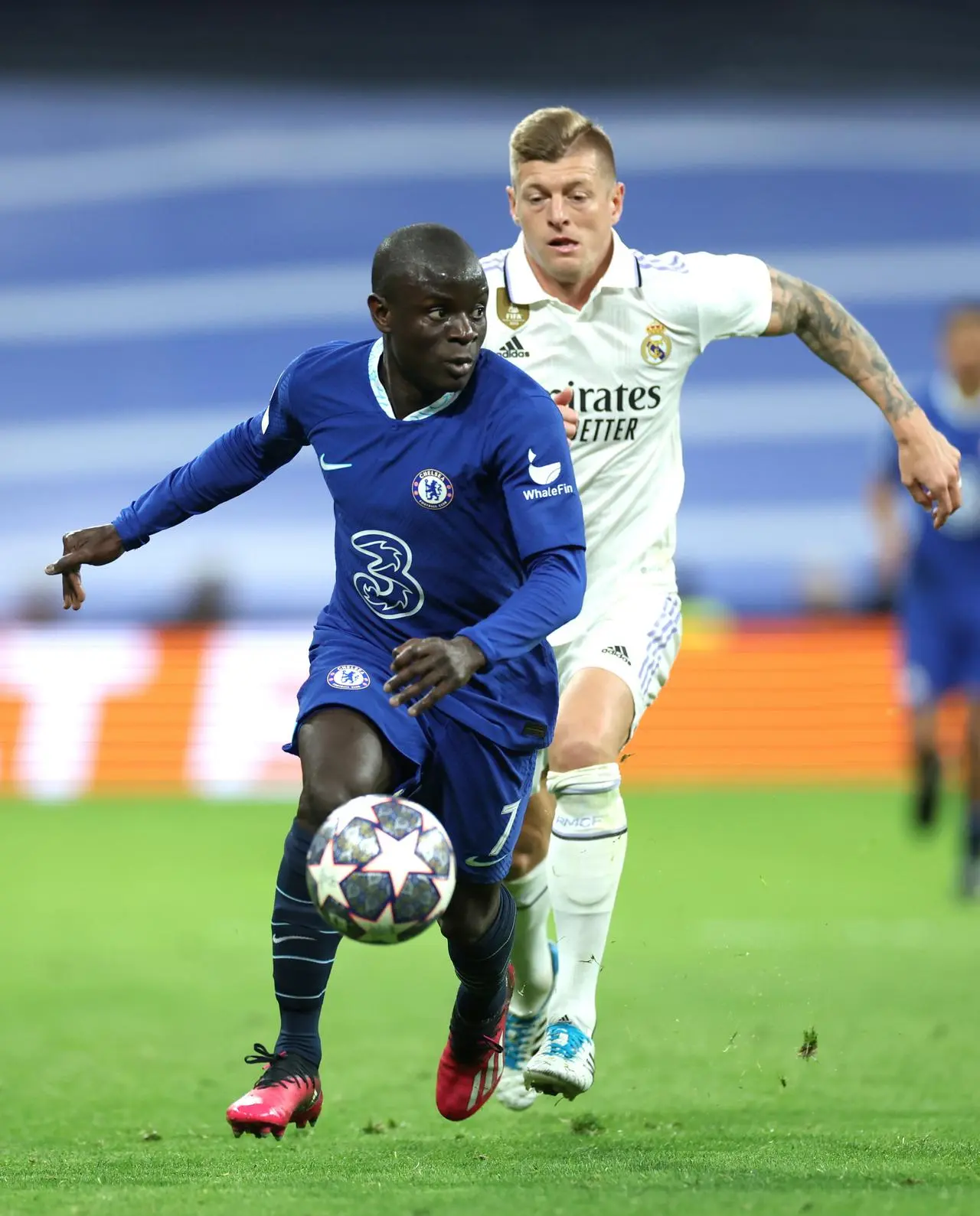 N'Golo Kante playing for Chelsea 