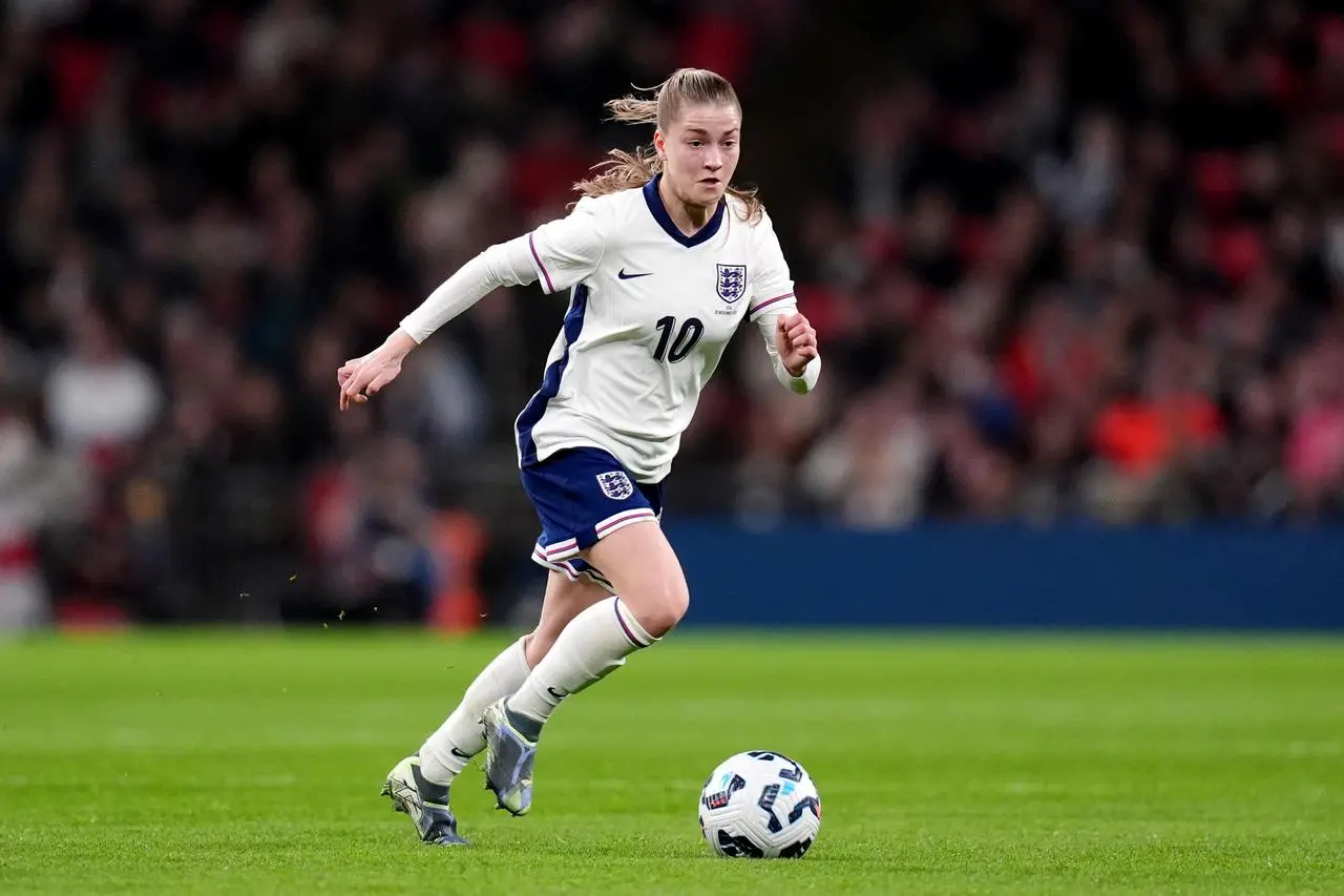 England's Jess Park in action against the United States