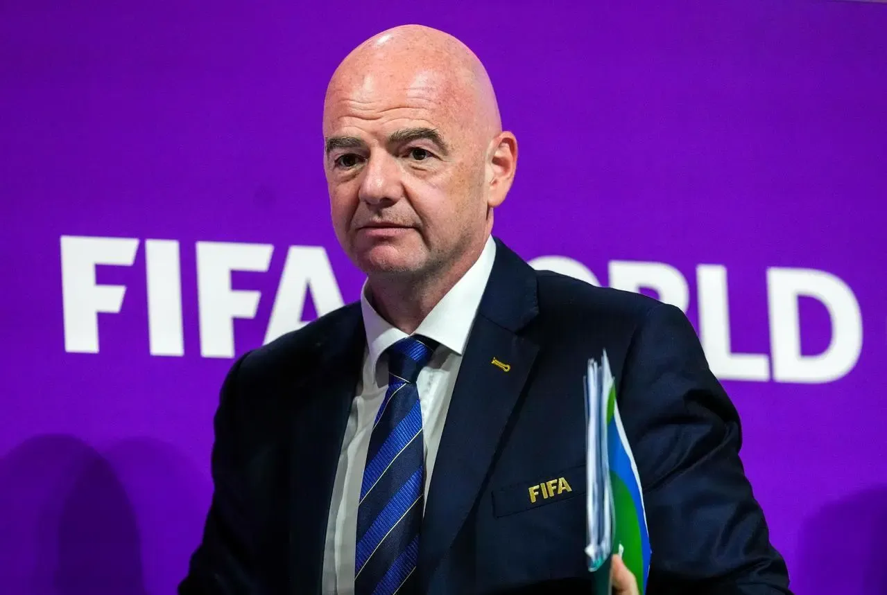 FIFA president Gianni Infantino pictured at the 2022 FIFA Congress