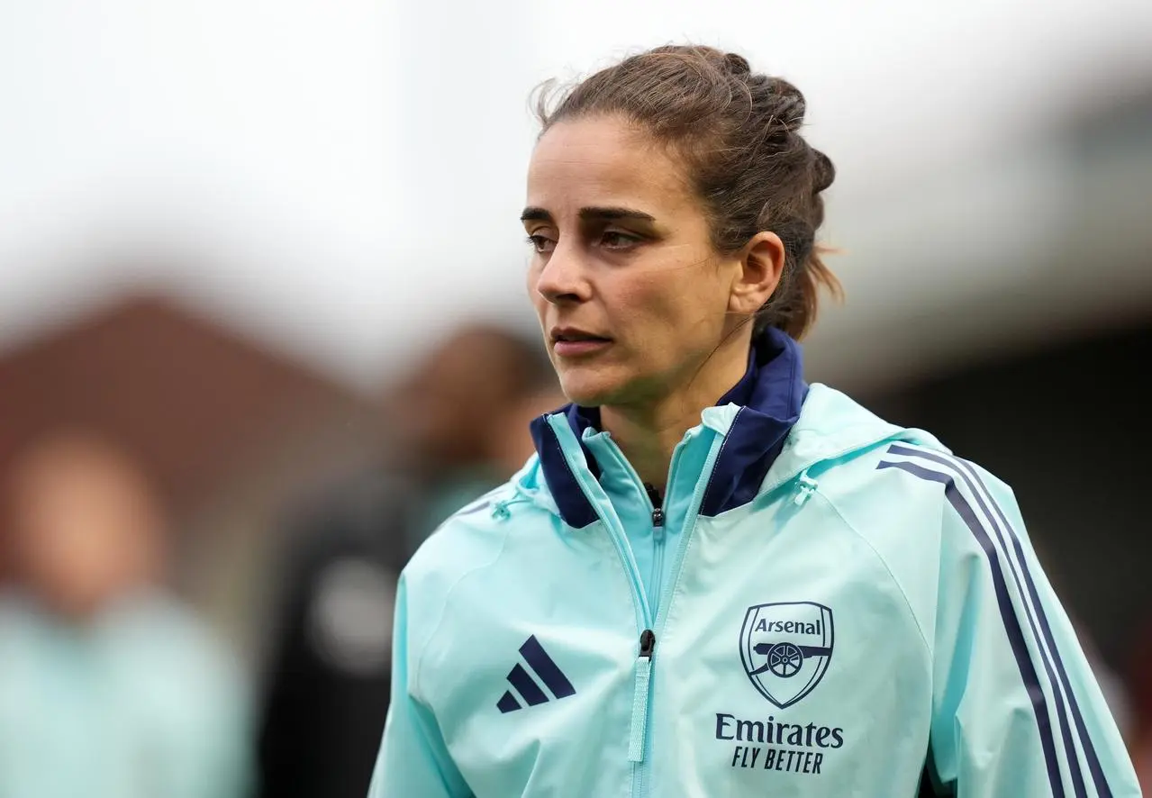 Arsenal interim Head Coach Renee Slegers during the Barclays Women’s Super League match at the Chigwell Construction Stadium, Dagenham. 