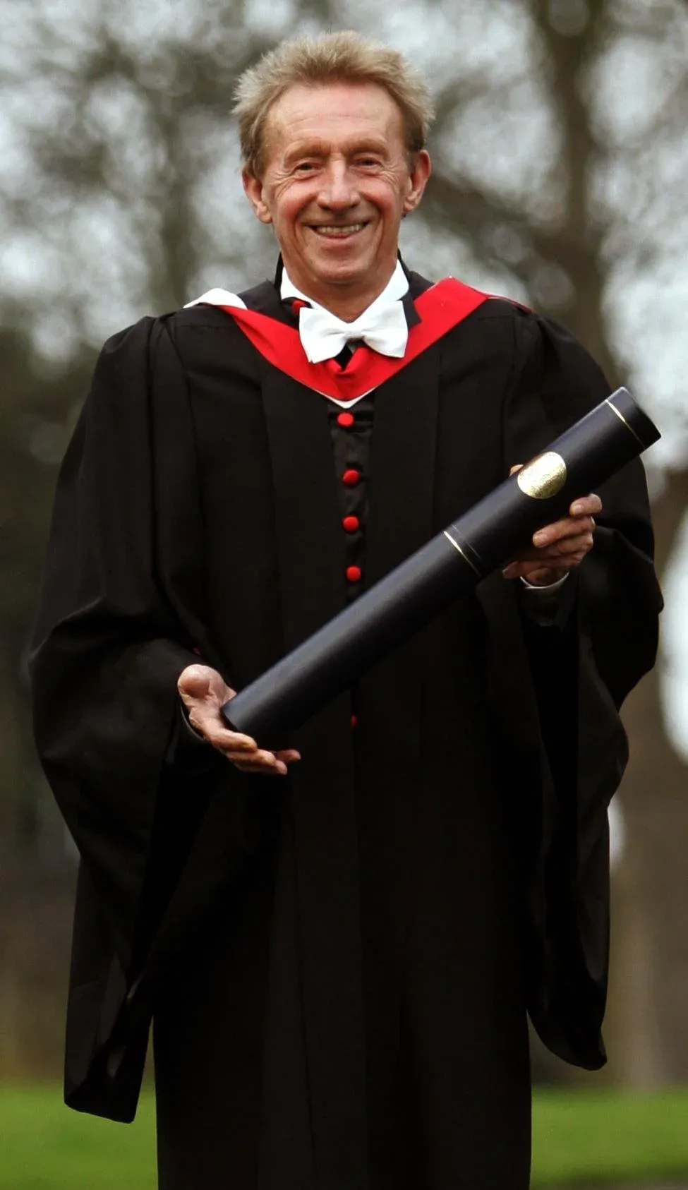 St Andrews University’s annual St Andrew’s Day graduation ceremony where football legend Denis Law recieved an honorary degree for his service to sport