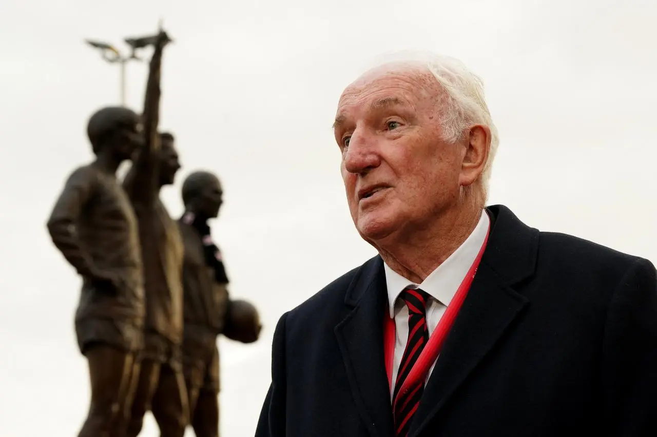 Former Manchester United goalkeeper Alex Stepney