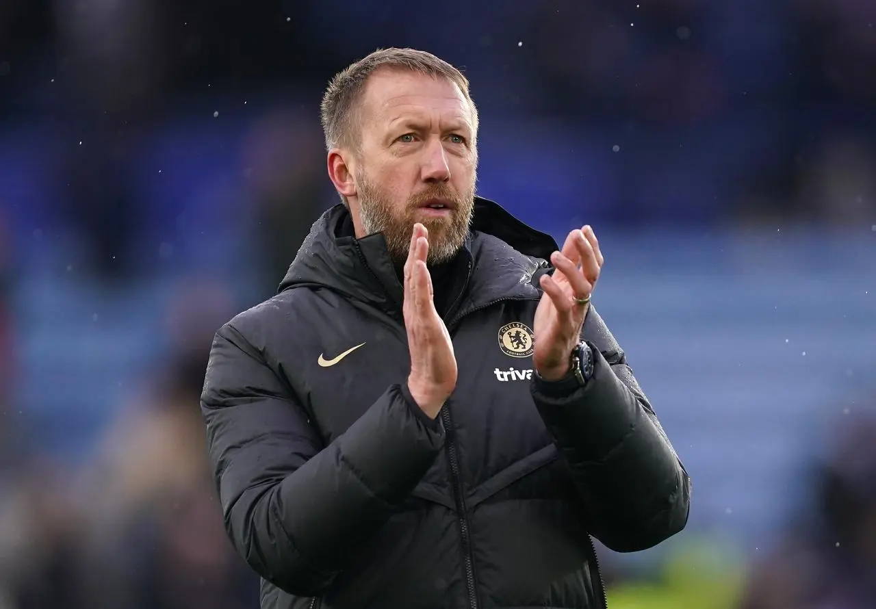 Graham Potter applauding