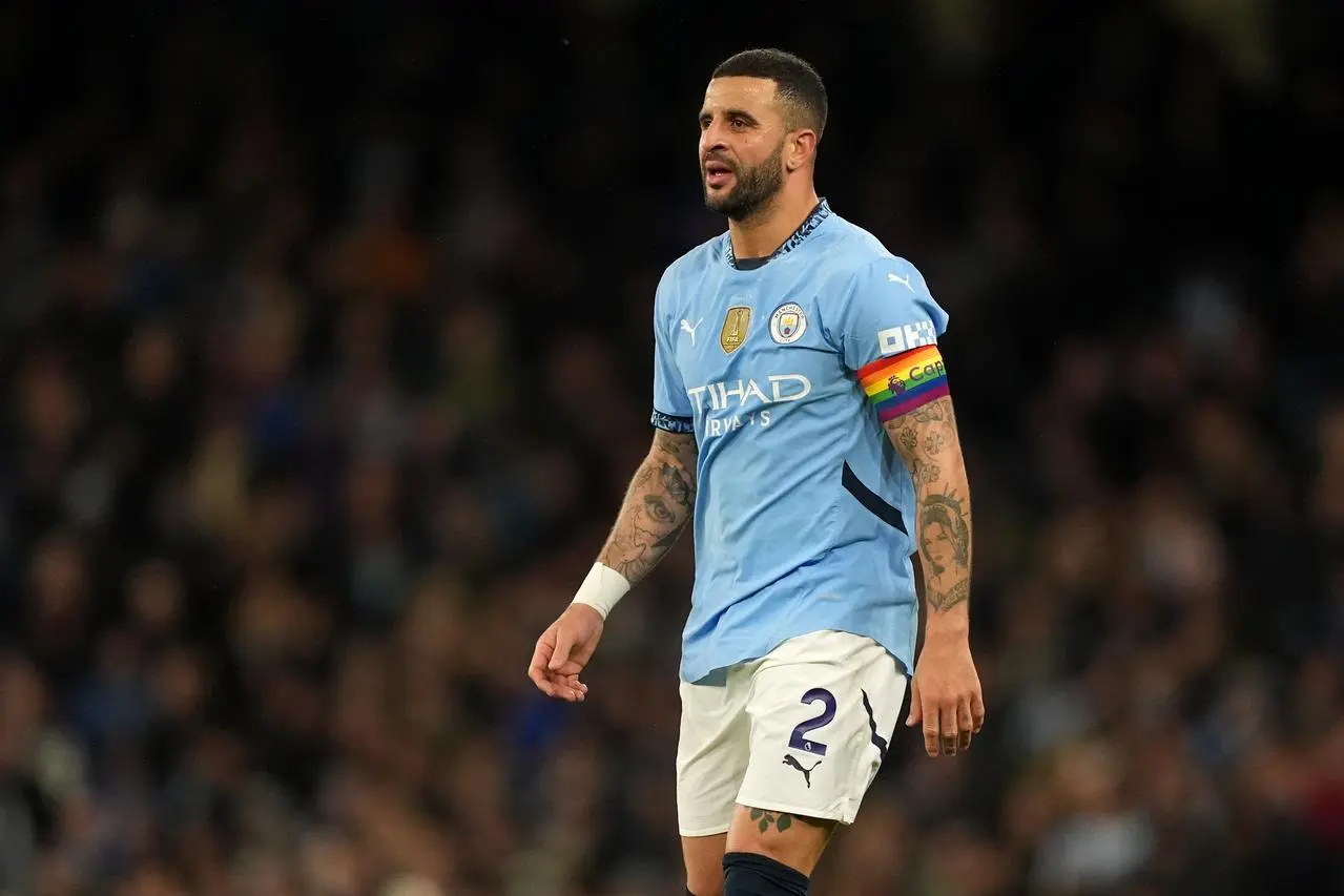 Manchester City defender Kyle Walker during a match