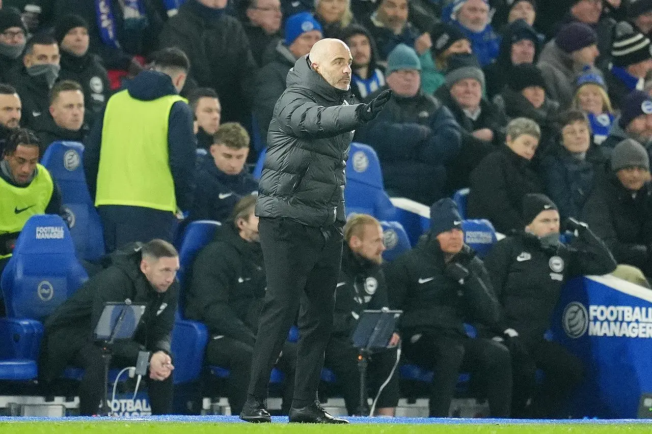 Chelsea manager Enzo Maresca gestures on the touchline