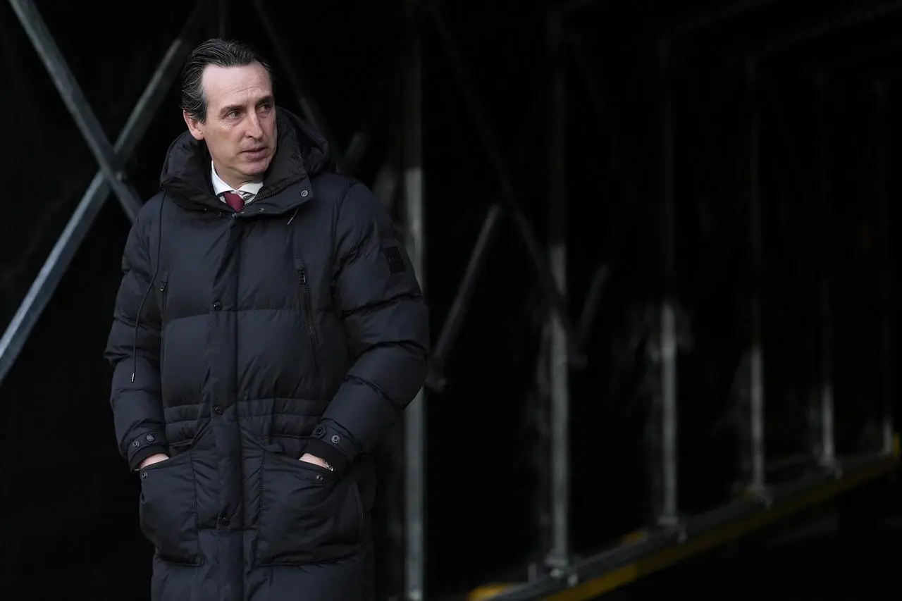 Aston Villa manager Unai Emery arrives at at Molineux