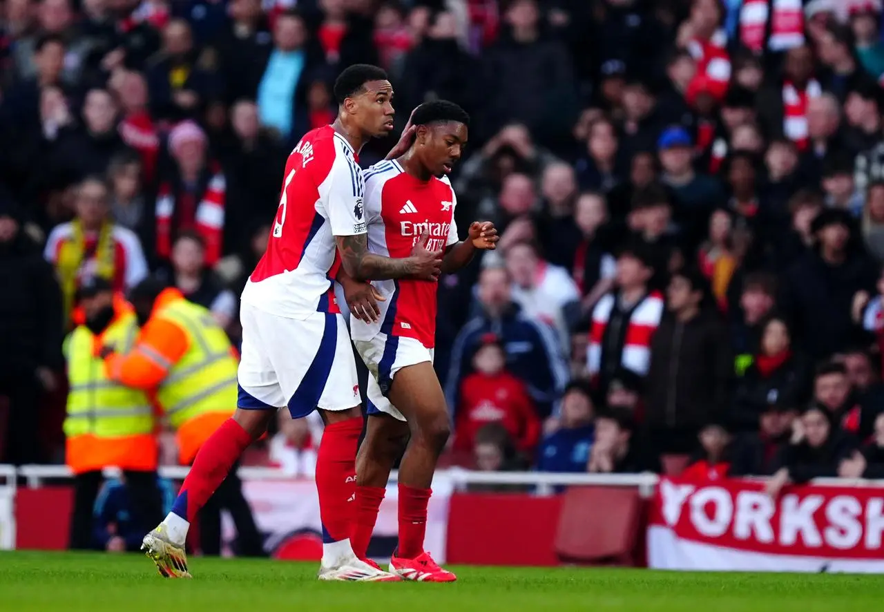 Myles Lewis-Skelly was sent off for Arsenal