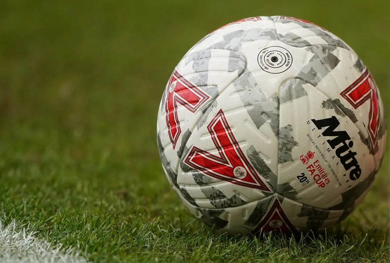 A general view of the Mitre FA Cup ball