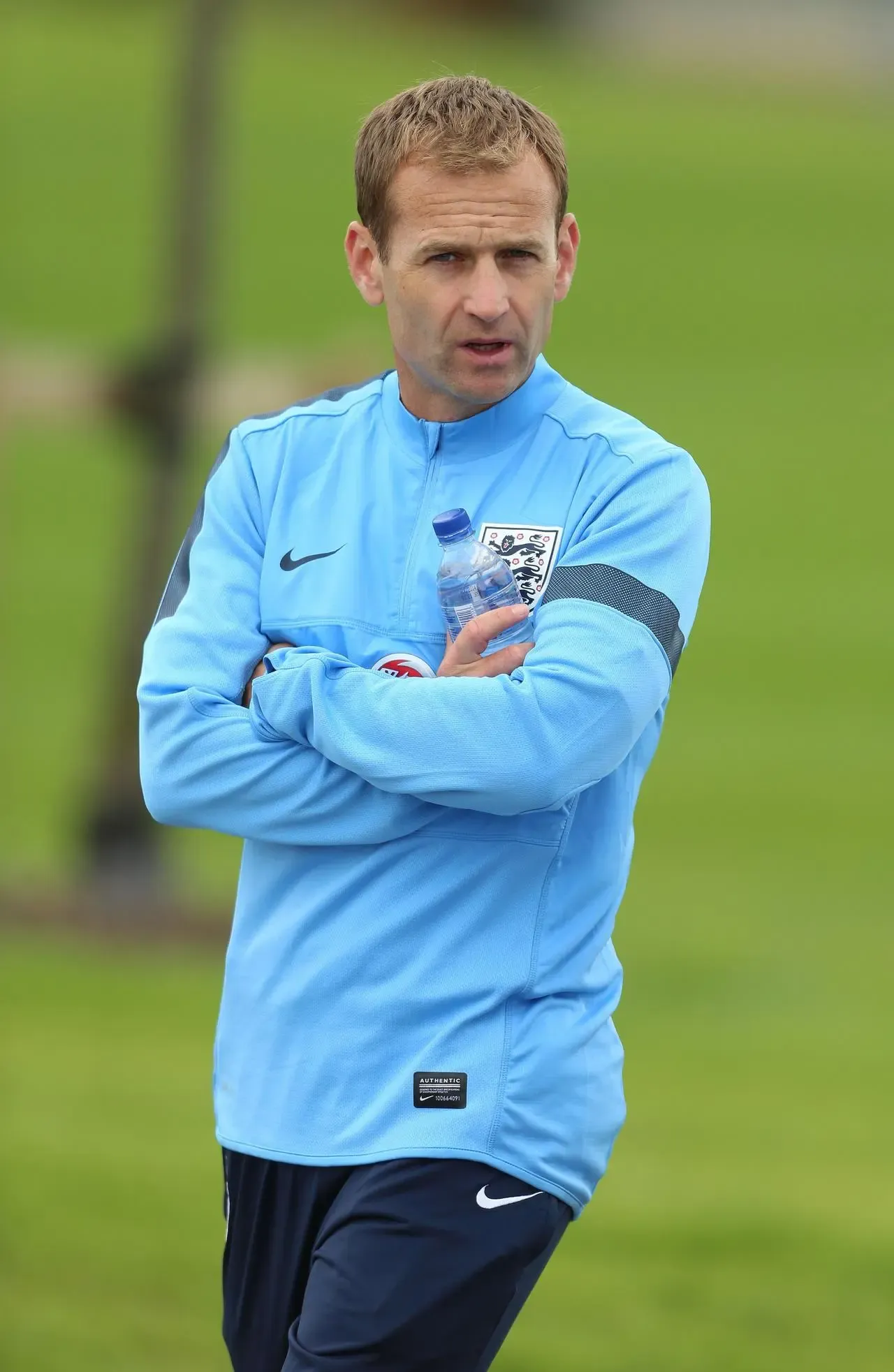 The Football Association’s then director of elite development Dan Ashworth during and England Under-21s training session