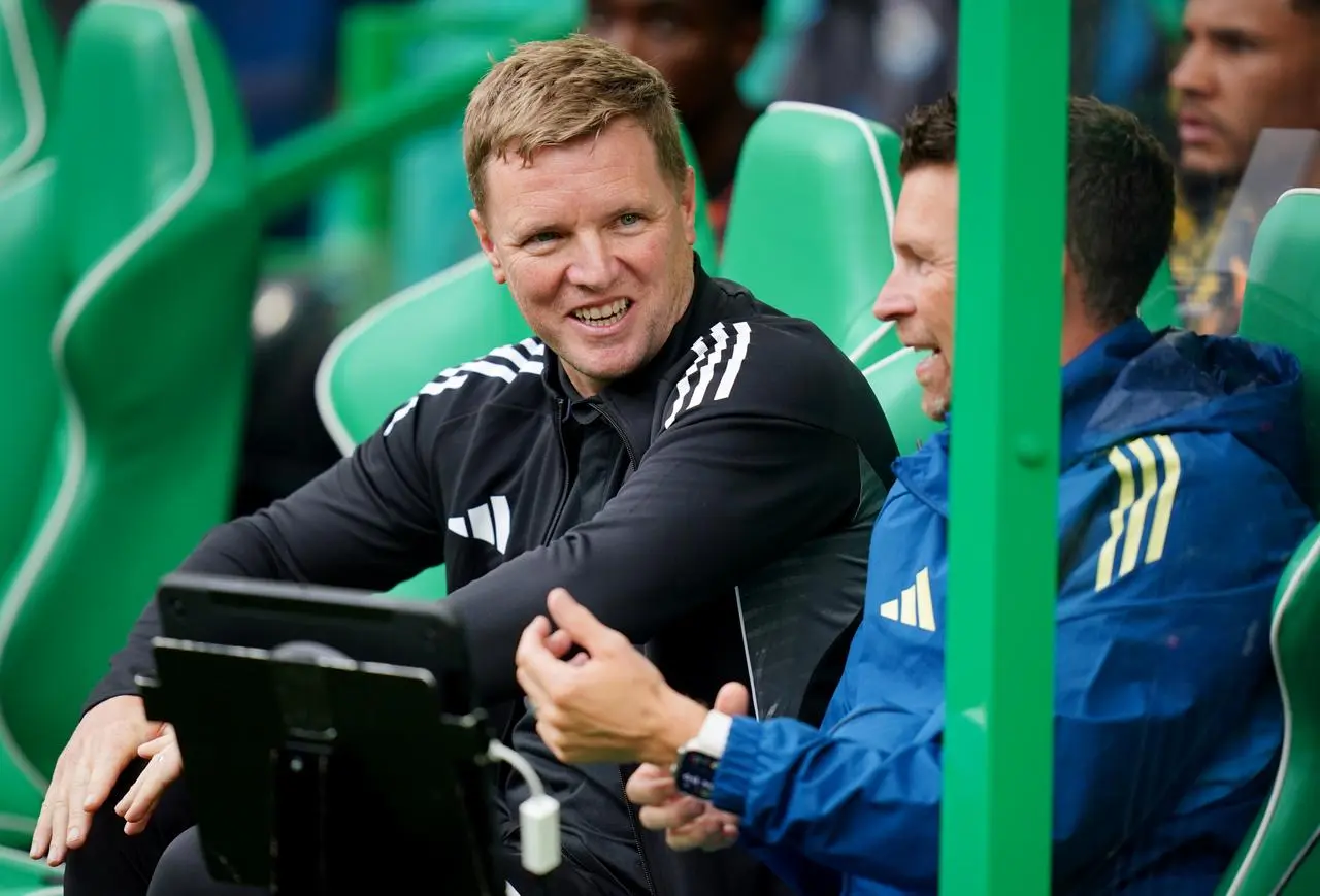 Newcastle head coach Eddie Howe during the pre-season friendly at Celtic