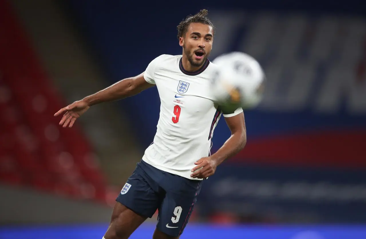 Dominic Calvert-Lewin in action for England